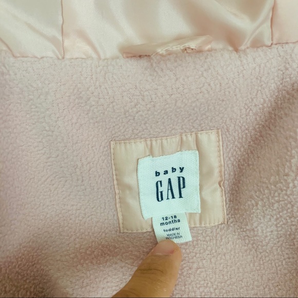 Toddler girl GAP puffer jacket - Picture 7 of 14